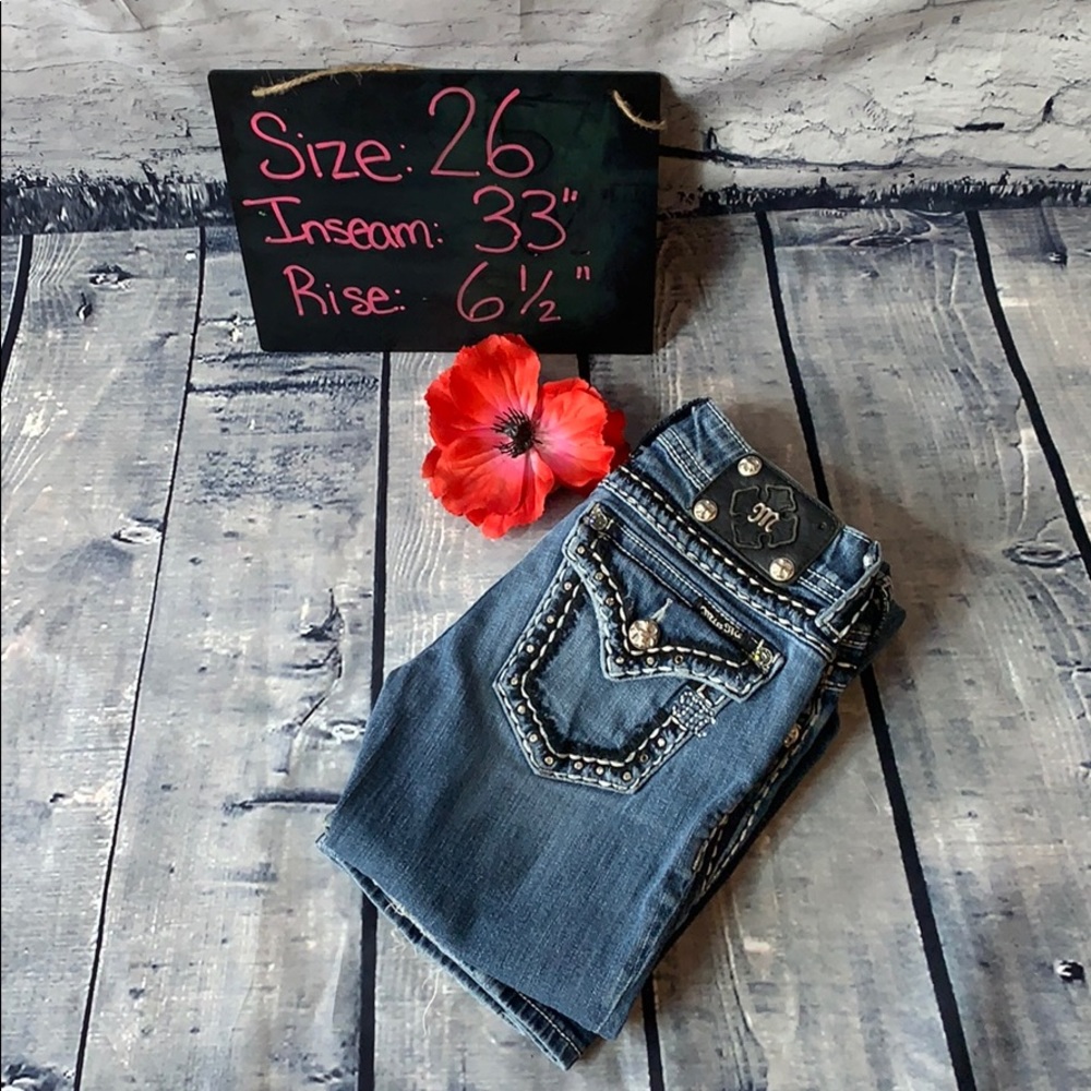 Miss Me Jeans Size 26 Boot
